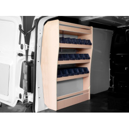 Casier bois avec bacs Ar gauche Opel Vivaro L3 à partir de 2019 (L:116 x P:32 x H:120)