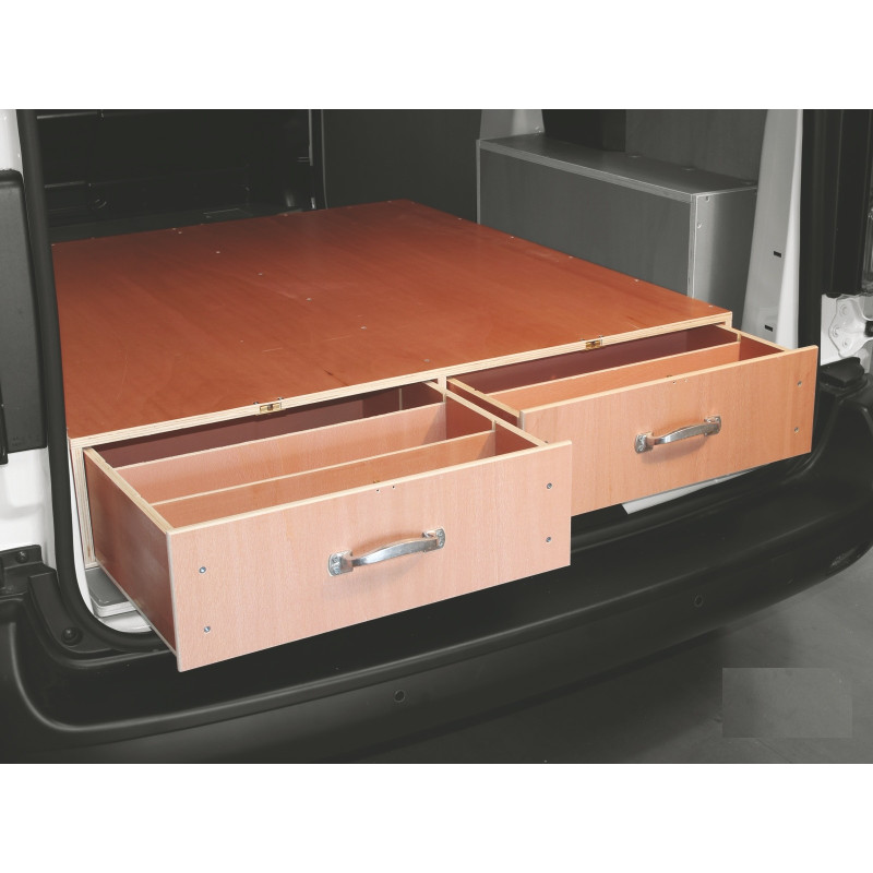 Double plancher partie arrière Opel Vivaro L3 à partir de 2019 (L:157 x P:120 x H:20)