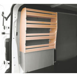 Casier bois sans bacs Ar gauche Fiat Scudo L3 à partir de 2022 (L:116 x P:22 x H:81)