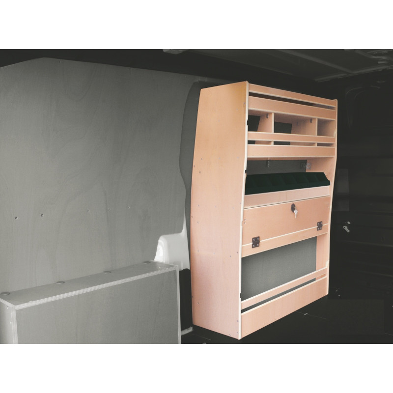Casier bois Multiple Av gauche Peugeot Expert L3 à partir de 2016 (L:78 x P:32 x H:120)