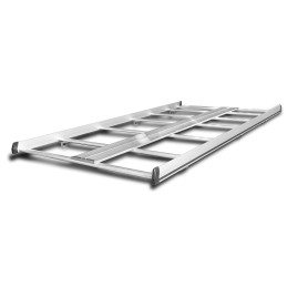 Galerie Aluminium + Kit fixations pour Renault Trafic L2H2 avec Portes Battantes à partir de Septembre 2014