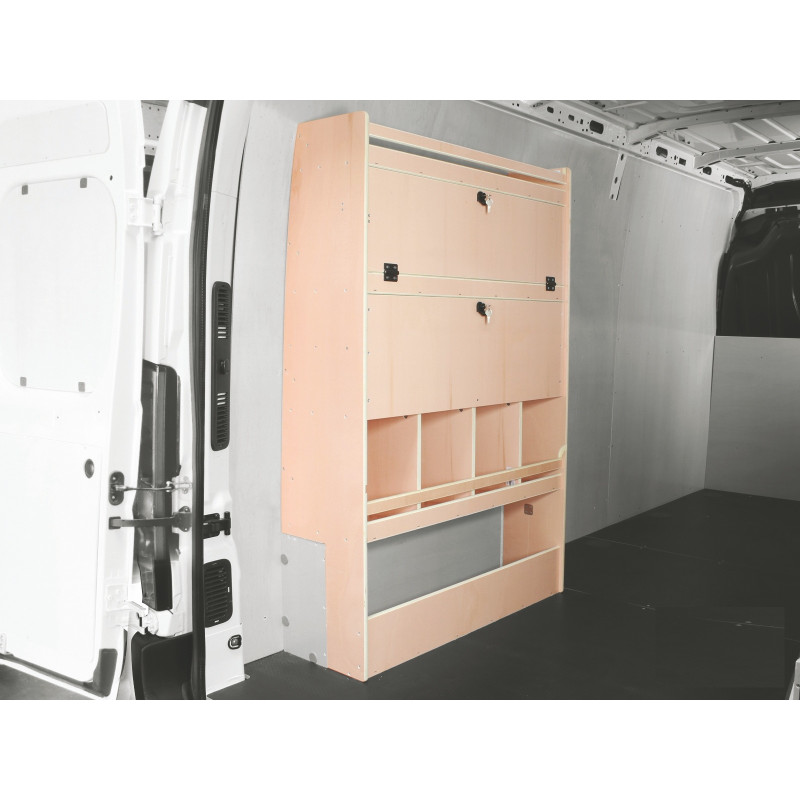 Casier multiple bois latéral Droit ou Gauche Citroën Jumper à partir de 2006 (L:103 x P:40 x H:158)