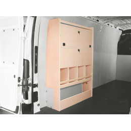 Casier multiple bois latéral Droit ou Gauche Fiat Ducato à partir de 2006 (L:103 x P:40 x H:158)