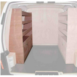 Casier bois sans bacs gauche Citroën Berlingo 1 de 2005 à Mai 2008 (L:116 x P:29 x H:107)