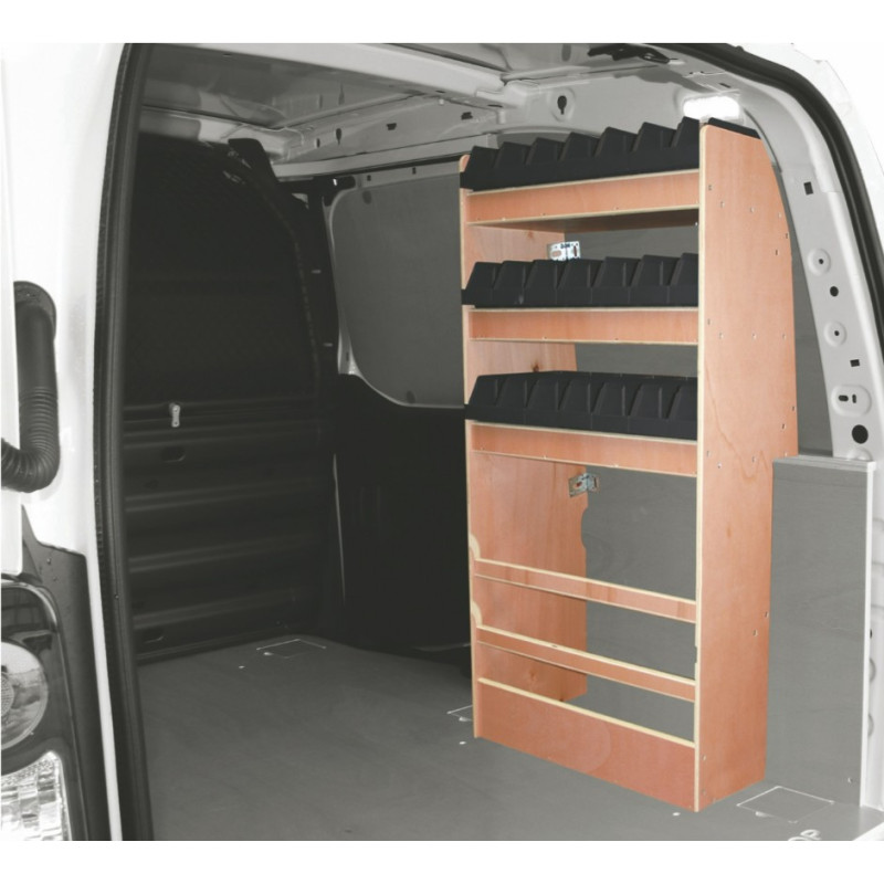 Casier bois avec bacs ar Droit Citroën Berlingo 2 de Juillet 2008 à Juin 2018 (L:66 x P:35 x H:109)