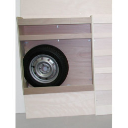 Casier sans bacs ar Gauche Renault Master de 2004 à Janvier 2010 (L:104 x P:33 x H:112)