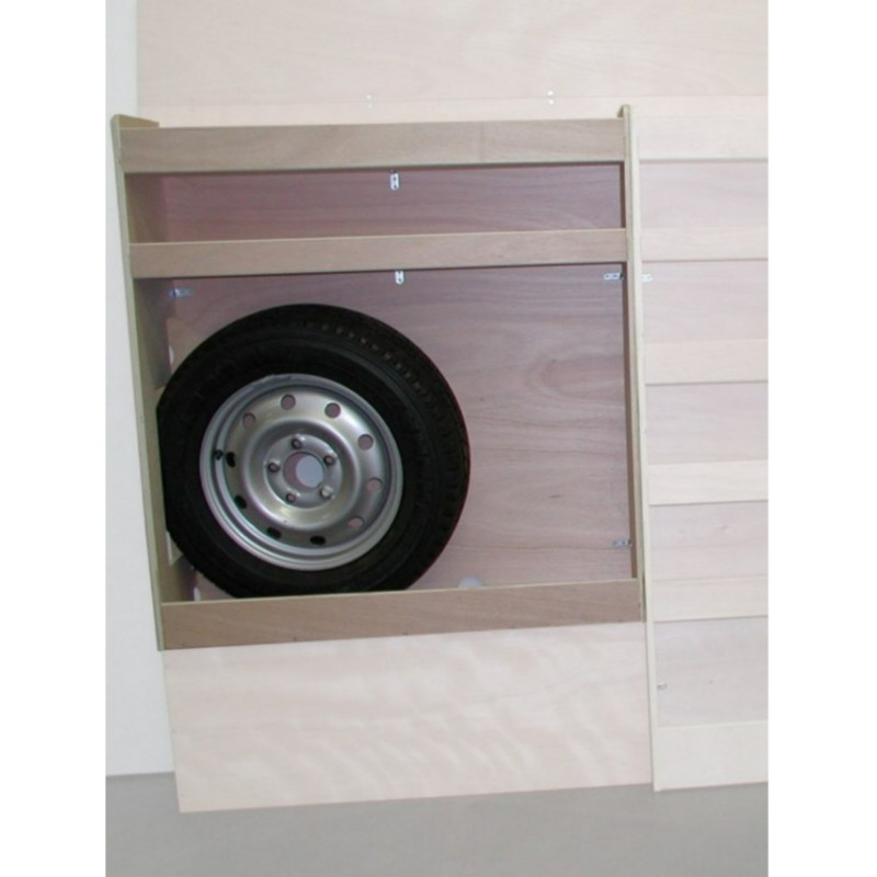 Casier sans bacs ar Gauche Renault Master de 2004 à Janvier 2010 (L:104 x P:33 x H:112)