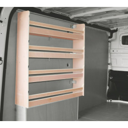 Casier bois sans bacs ar Gauche Renault Trafic L1 à partir de Septembre 2014 (L:91 x P:21 x H:95)
