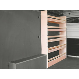Casier bois av Gauche Renault Trafic à partir de Septembre 2014 (L:103 x P:21 x H:126)