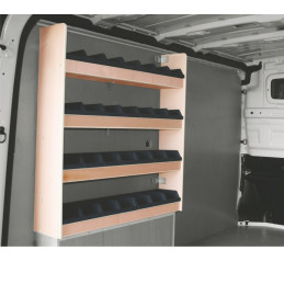 Casier bois avec bacs ar Gauche Fiat Talento L1 à partir de Mai 2016 (L:91 x P:21 x H:95)