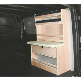 Casier établi bois ar droit Renault Trafic H1 à partir de Septembre 2014 (L:91 x P:45 x H:126)