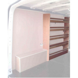 Casier bois av Gauche Nissan Primastar de 2004 à Septembre 2014 (L:103 x P:29 x H:126)