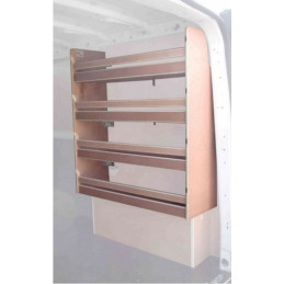 Casier bois sans bacs ar Droit Nissan Primastar L2 de 2004 à Septembre 2014 (L:128 x P:29 x H:95)