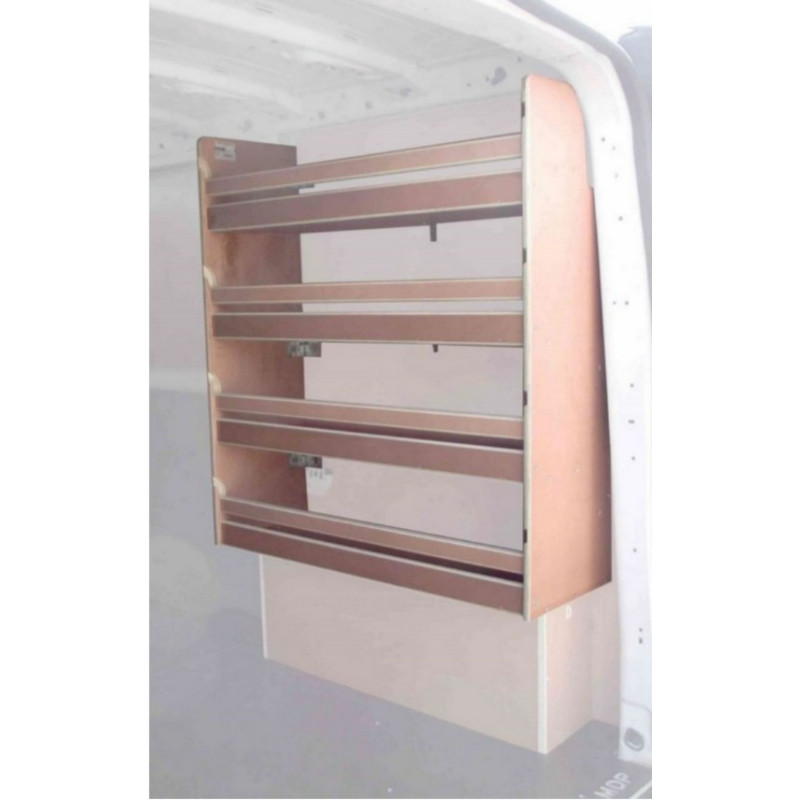 Casier bois sans bacs ar Droit Nissan Primastar L2 de 2004 à Septembre 2014 (L:128 x P:29 x H:95)