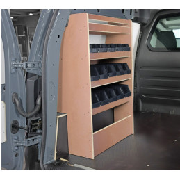Casier bois avec bacs ar Gauche Renault Kangoo L1 à partir d'Avril 2021 (L:66 x P:34 x H:103)