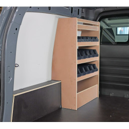 Casier bois avec bacs av Gauche Renault Kangoo L1 à partir d'Avril 2021 (L:66 x P:34 x H:103)