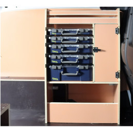 Casier technique av gauche Renault Kangoo L1 à partir d'Avril 2021 (L:66 x P:41 x H:103)