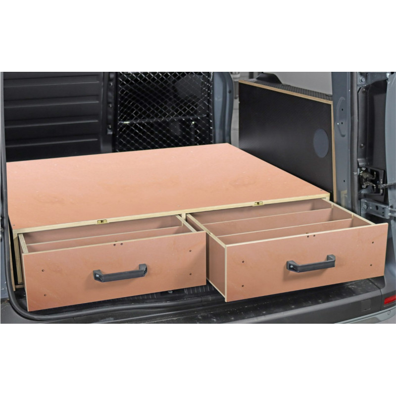 Double plancher intégral Renault Kangoo L1 à partir d'Avril 2021 (L:120 x P:151 x H:20)