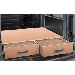 Double plancher intégral Nissan Townstar L1 à partir de Mai 2022 (L:120 x P:151 x H:20)