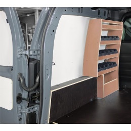 Casier bois avec bacs av Gauche Renault Kangoo L2 à partir d'Avril 2021 (L:90 x P:32 x H:103)