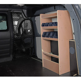 Casier bois avec bacs ar Droit Renault Kangoo L2 à partir d'Avril 2021 (L:78 x P:35 x H:103)
