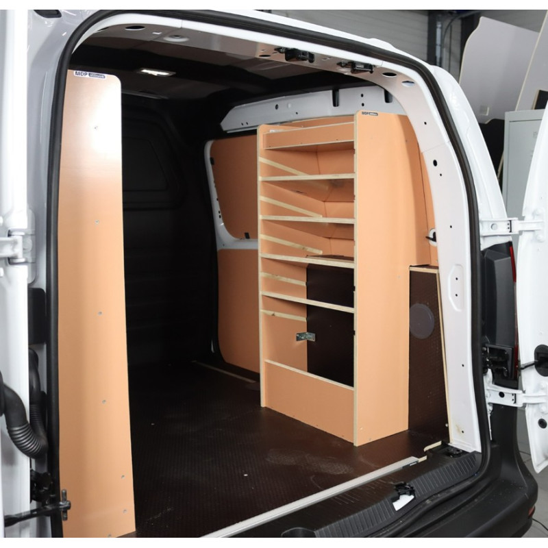 Casier étagères inclinées ar Droit Renault Kangoo L2 à partir d'Avril 2021 (L:78 x P:35 x H:103)