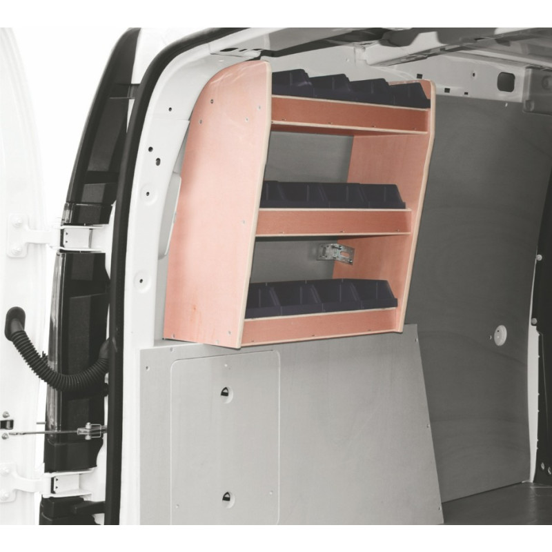 Casier bois ar Gauche Renault Kangoo II De Février 2008 à Avril 2021 (L:53 x P:23 x H:58)