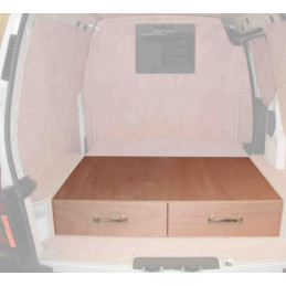 Double plancher partie arrière Fiat Doblo de 2004 à 2010 (L:113 x P:100 x H:20)