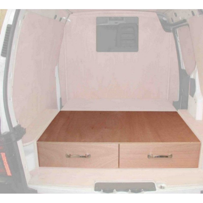 Double plancher partie arrière Fiat Doblo de 2004 à 2010 (L:113 x P:100 x H:20)