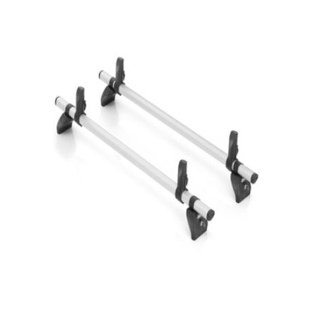 2 barres de toit aluminium + butées de charge pour Mercedes Sprinter
