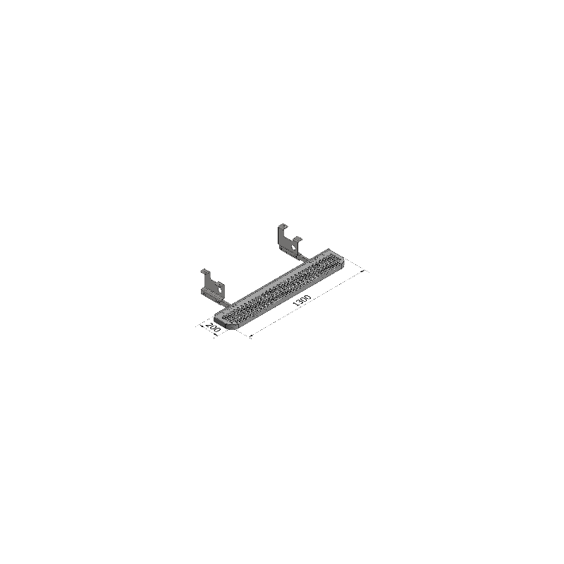 Marchepied arrière fixe pour Peugeot Boxer L2H2
