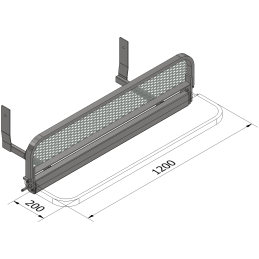 Marchepied arrière relevable pour Fiat Talento L2H1