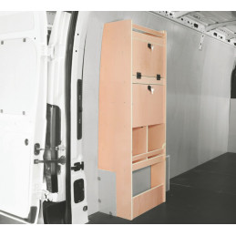 Casier bois multiple Gauche ou Droit Volkswagen Crafter de Juin 2006 à Décembre 2016 (L:53 x P:40 x H:158)