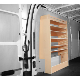 Casier étagères inclinées Gauche ou Droit Mercedes Sprinter De Juin 2006 à Mai 2018 (L:103 x P:40 x H:158)