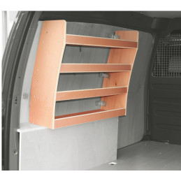 Casier bois sans bacs ar Gauche Volkswagen Caddy L1 de 2004 à 2010 (L:78 x P:24 x H:67)