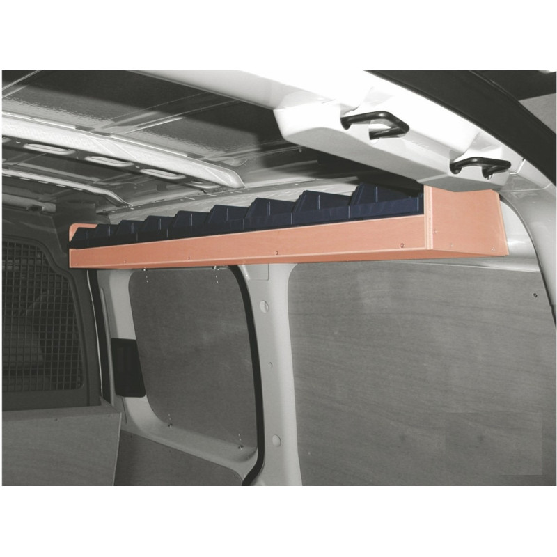 Casier haut avec bacs Gauche Volkswagen Caddy 2004 à 2010 (L:116 x P:24 x H:13)