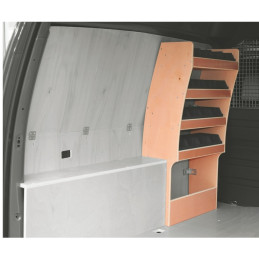 Casier bois avec bacs av Gauche Volkswagen Caddy L1 de Novembre 2010 Août 2021 (L:53 x P:24 x H:105)