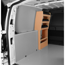 Casier bois avec bacs av Gauche Volkswagen Caddy L1 à partir de Septembre 2021 (L:53 x P:22 x H:109)