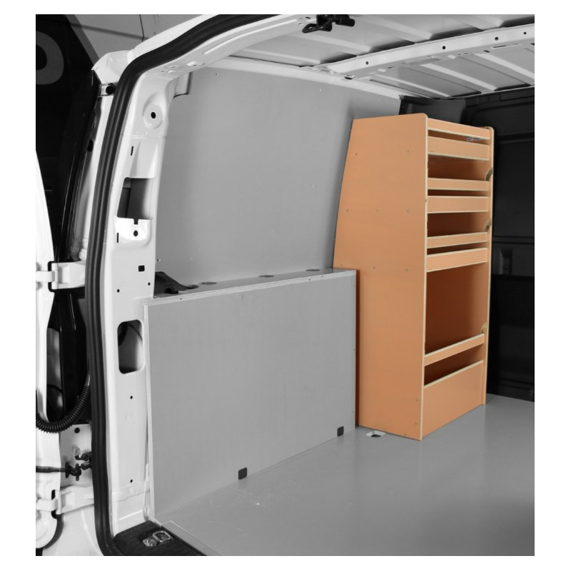 Casier bois sans bacs av Gauche Volkswagen Caddy L1 à partir de Septembre 2021 (L:53 x P:38 x H:109)