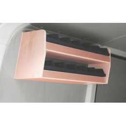 Casier haut bois avec bacs Gauche ou Droit Volkswagen Transporter T5 à partir de 2002 (L:78 x P:20 x H:27)