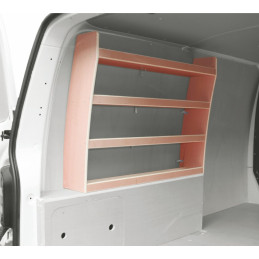 Casier bois sans bacs ar Gauche Volkswagen Transporter T5 à partir de 2002 (L:103 x P:20 x H:83)