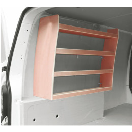 Casier bois sans bacs ar Gauche Volkswagen Transporter T5 à partir de 2002 (L:103 x P:35 x H:83)