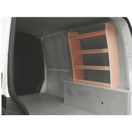 Casier bois sans bacs ar Droit Volkswagen Transporter T6 L1 à partir de Juin 2015 (L:78 x P:25 x H:83)