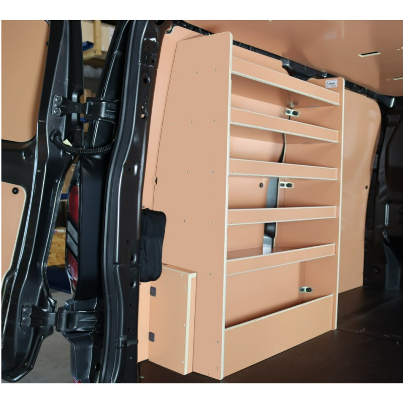 Casier bois ar gauche Ford Custom L1 à partir de 2023 (L:91 x P:38 x H:127)