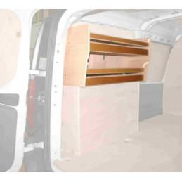 Casier bois ar Gauche sans bacs Dacia Logan Van à partir de 2009 (L:78 x P:23 x H:39)