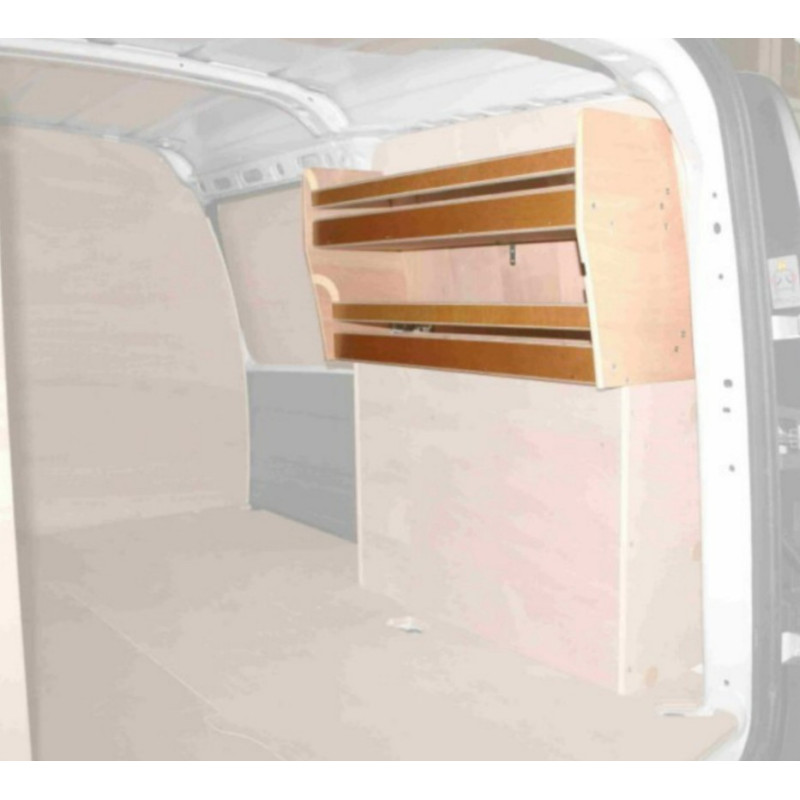 Casier bois ar Droit sans bacs Dacia Logan Van à partir de 2009 (L:78 x P:23 x H:39)