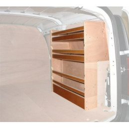 Casier bois ar Droit sans bacs Dacia Logan Van à partir de 2009 (L:78 x P:32 x H:86)