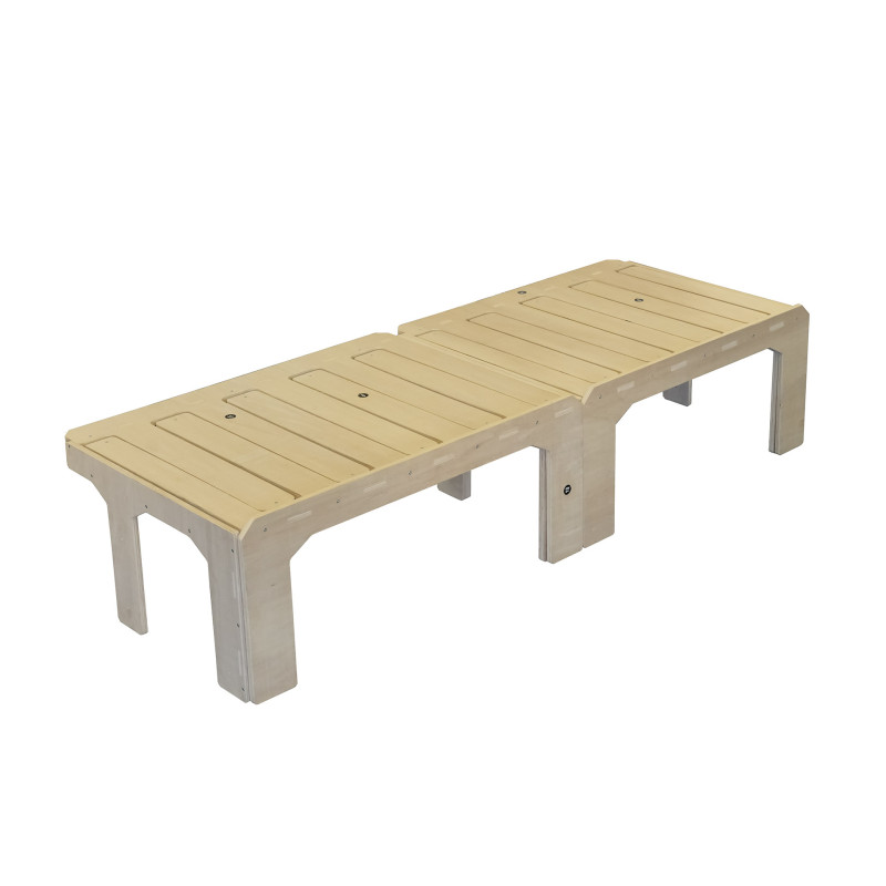 Lit Peigne Smart en Kit contreplaqué peuplier brut