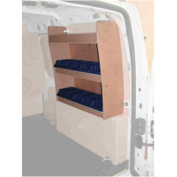 Casier bois ar Droit avec bacs Ford Connect L1 de Juillet 2002 à Février 2014 (L:67 x P:21 x H:69)