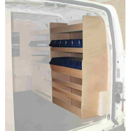 Casier bois ar Droit avec bacs Ford Connect L1 de Juillet 2002 à Février 2014 (L:67 x P:36 x H:107)